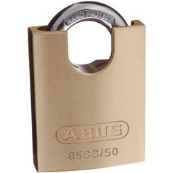 ABUS 65 Series Premium Padlock with 50mm Brass Body and 20.5mm Concealed Hardened Steel Shackle KA 6501 - 65CS50KA11