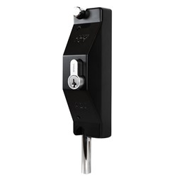 ADI 5504 Lock Bolt to suit Half Euro Cylinder in Black with 203mm Bolt