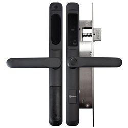 McGrath A236 Slimline Digital Lock, Black Finish with Euro Style 35mm Backset Mortice Lock