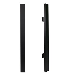 McGrath Locks Grange Dummy Entrance Pull Handle in Black Finish