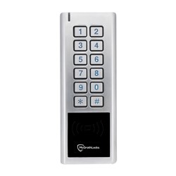 McGrath Locks RBB56 Wireless Battery Powered Keypad, RFID and BLE, Metal Construction, IP65 Rating, Requires 3 x AAA Batteries (not included), Silver Finish