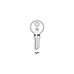 Silca CH19 Key Blank for Chicago Locks, Boats, Cars and Juke Boxes