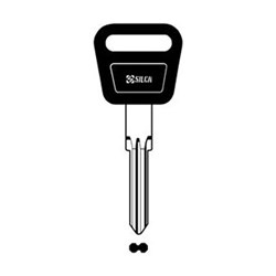 Silca HU45P Key Blank with Plastic Head for 77 to 95 Porsche 928S Cars