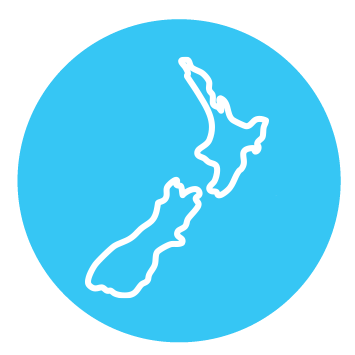 Map of NZ icon
