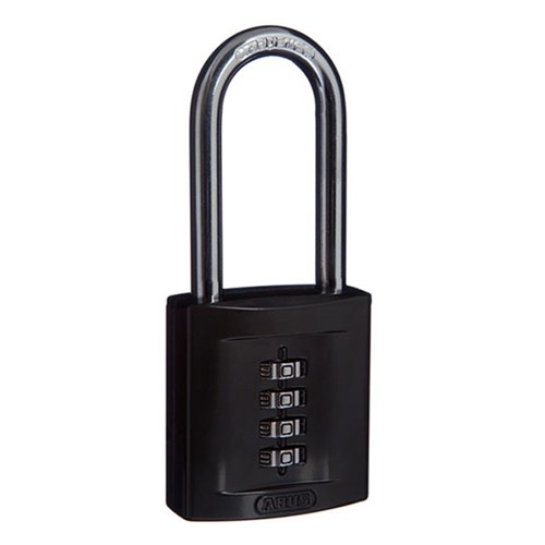 ABUS 158 Series Outdoor Combination Padlock with 50mm zinc body and 50mm steel shackle resettable - 15850HB50C