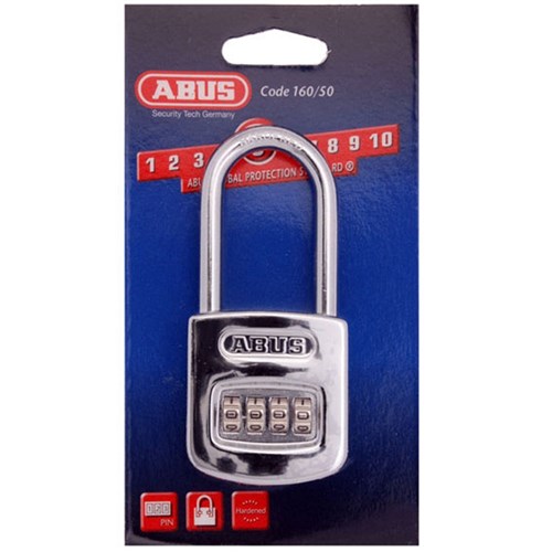 ABUS P/LOCK 160/50HB50 COMBO DP 50mm SHKL