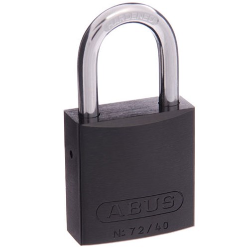 ABUS P/LOCK 72/40 BLK KD RH KEYWAY