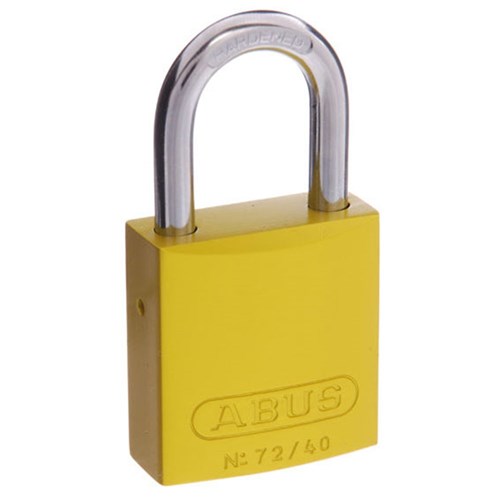 ABUS P/LOCK 72/40 YEL TT00260