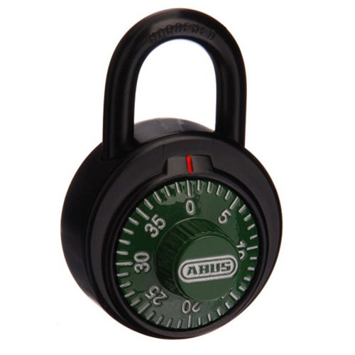 ABUS P/LOCK 78KC/50 (509-KEY) GRN DIAL