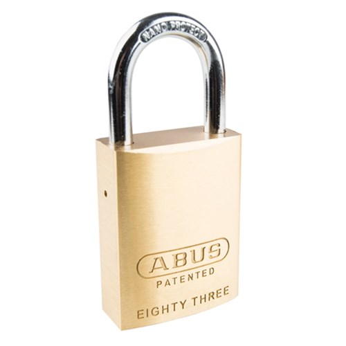 ABUS 83 Series Premium Rekeyable Padlock with 40mm Brass Body and 25mm Hardened Steel Shackle KD - 8340NKD