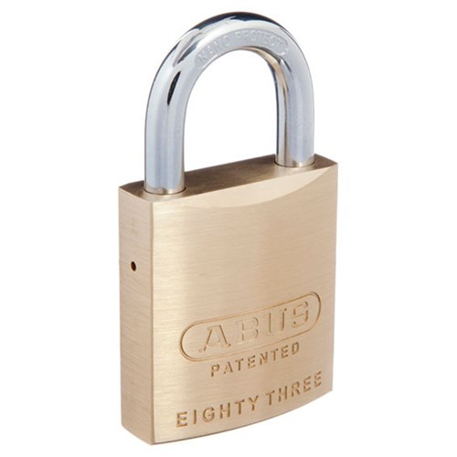 ABUS 83 Series Premium Rekeyable Padlock with 45mm Brass Body and 25mm Hardened Steel Shackle KD - 8345NKD