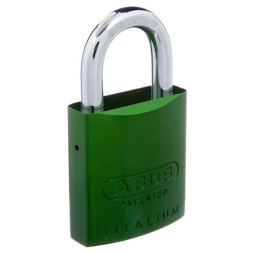 ABUS 83AL Series Premium Rekeyable Padlock with 45mm Green Aluminium Body and 25mm Hardened Steel Shackle KD - 83AL45NGRNKD