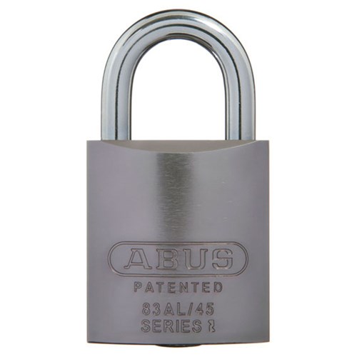 ABUS 83AL Series Premium Rekeyable Padlock with 45mm Titanium Aluminium Body and 25mm Hardened Steel Shackle KD - 83AL45NTITANKD