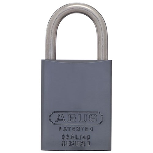 ABUS 83AL Series Premium Rekeyable Padlock with 40mm Titanium Aluminium Body and 25mm Stainless Steel Shackle KD - 83ALIB40TITANKD