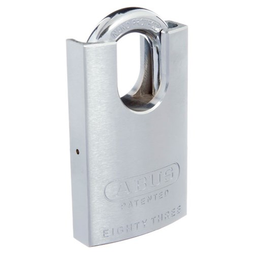 ABUS 83 Series Premium Rekeyable Padlock with 50mm Brass Body and 25mm Concealed Hardened Steel Shackle KD - 83CS50NKD