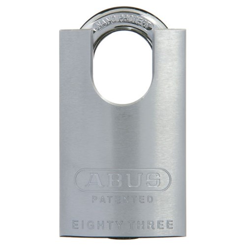 ABUS 83 Series Premium Rekeyable Padlock with 50mm Brass Body and 25mm Concealed Hardened Steel Shackle KD - 83CS50NKD