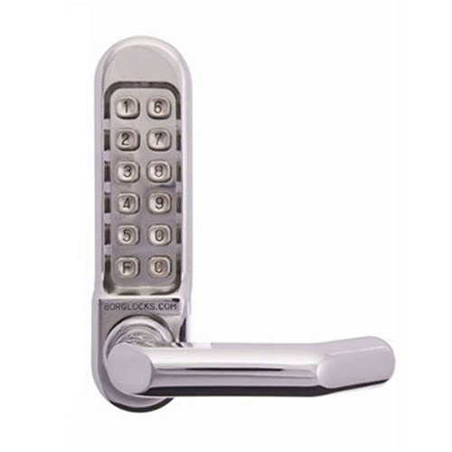 Borg Part 5000 Series Lever Keypad External Grade Chrome Plate - BL5000KMG