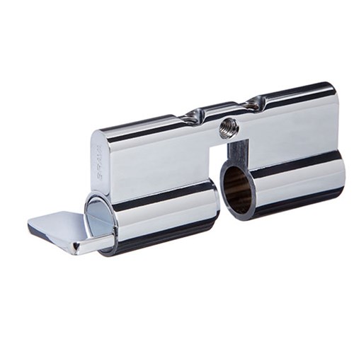 BRAVA Metro Euro Single Cylinder with Turn Fixed Cam 6 Pin without Barrel Chrome Plate 70mm - 9555-2 BRM905552NBCP