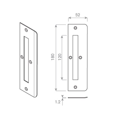 DORIC DS1295 HEAVY DUTY 2-POINT 30mm LOCK BODY