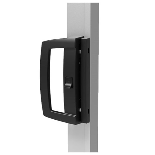 AVON TWIN POINT SLIDING DOOR LOCK BLACK W CHROME CYL
