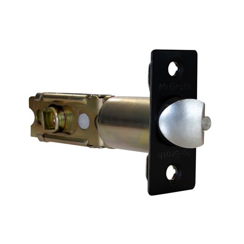 McGrath Locks Adjustable Backset 60 / 70mm Tubular Latch in Black Finish With 2 Hour Fire Rating