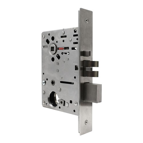 McGrath Locks ANSI Mortice Lock With Locking Bolt, 70mm Backset in Satin Stainless Finish