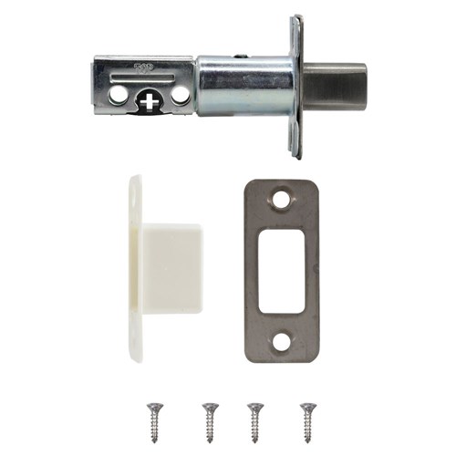 McGrath Locks Kedron Smart Deadbolt, Tempered Glass Screen with Fingerprint, Satin Nickel Finish with 60/70mm Adjustable Bolt