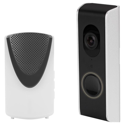 RISCO WiFi Video Doorbell Camera with Wireless Chime Kit 916MHz - RVDBA701009A