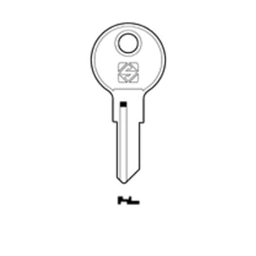 Silca HF1R Key Blank for Hafele Furniture Cylinders