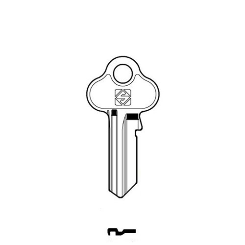 Silca LW34 Key Blank for Lockwood Cylinders